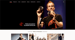 Desktop Screenshot of claudiopercussion.com